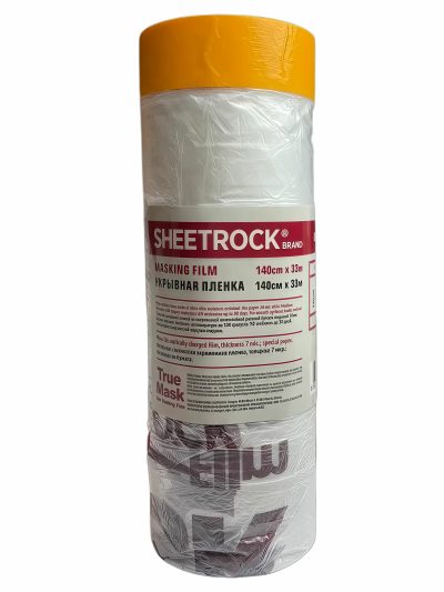 302014 SHEETROCK КК пленка 7мкр./влагостойкая золотая лента до 100С, УФ 30дней, 140см х 33м