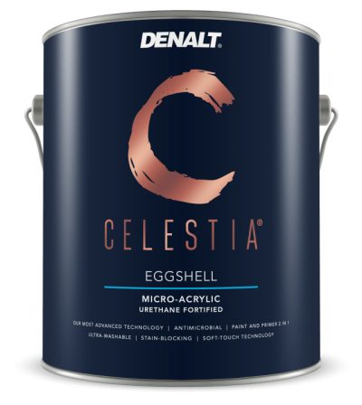 4201 DENALT Celestia Акриловая краска для внутренних работ с доб.уретановых микрогранул, яичная скорлупа, ,белая, 0.927л.