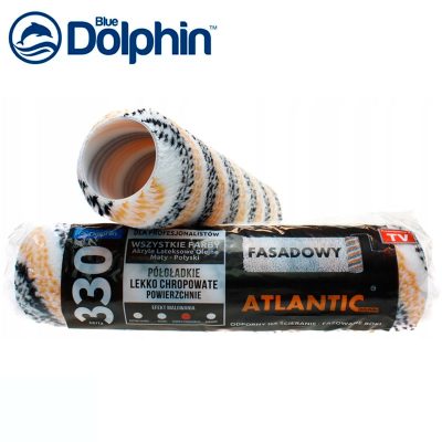 56-238 BlueDolphin ATLANTIC FACADE Валик малярный, полиамид ворс 12мм, ширина 245мм, ядро 48мм