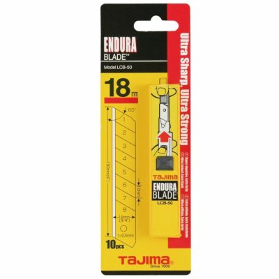 CB50C/K1 Лезвия Tajima CB-50 18 мм для ножей LC-500,501,520,521 10 шт в футляре