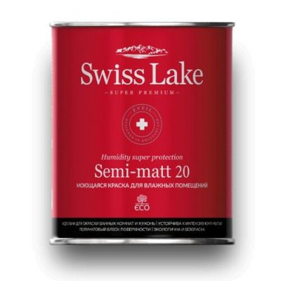 Водно-дисперсионная краска SEMI-MATT20 база А (Swiss Lake) (2,7 л)