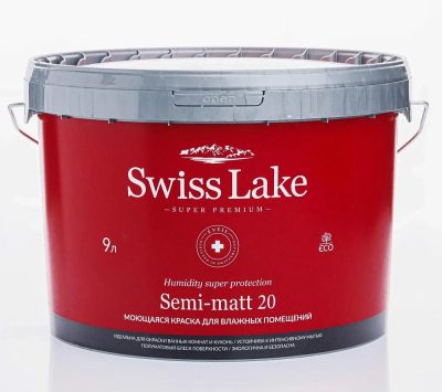 Водно-дисперсионная краска SEMI-MATT20 база А (Swiss Lake) (9 л)