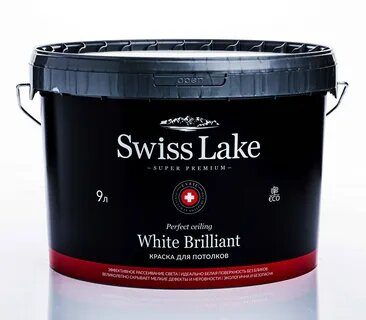 Водно-дисперсионная краска WHITE BRILLIANT (Swiss Lake) (9 л)