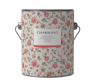 Краска Charmant Excellence матовая, моющаяся акрил-уретановая база А (2,7 л)