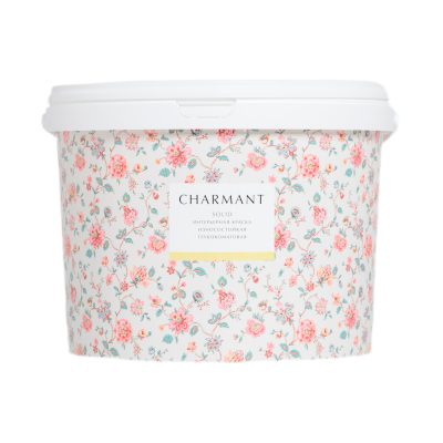 Краска Charmant Solid глубокоматовая моющаяся акрил-уретановая база А (9 л)