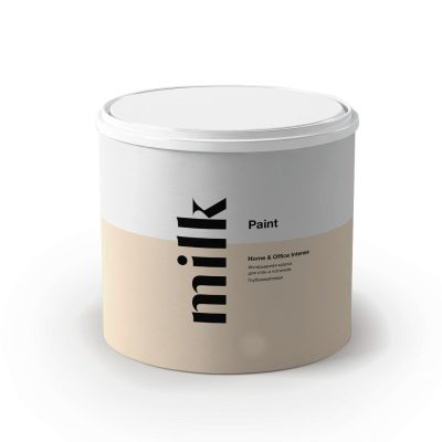 Краска Milq Home&Office Intense глубокоматовая для стен и потолков база А (0,9л)