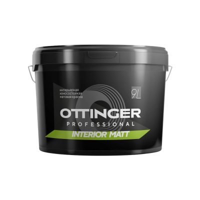 Краска дисперсионная акриловая OTTINGER Interior Matt , база 3 , 9 л