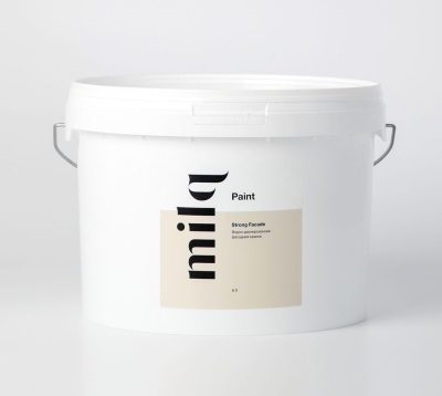 Краска для мин. фасадов Milq Strong Facade , база А , гл/мат , 9 л