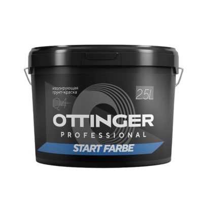Краска-грунт дисперсионная акриловая Ottinger Start Farbe Q4 белая (2,5 л.)