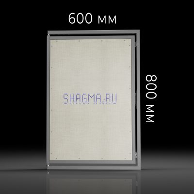 Профильный ревизионный люк 600х800 (факт. 560х833) мм