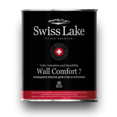 Водно-дисперсионная краска WALL COMFORT 7 база C (Swiss Lake)  (0,9 л)