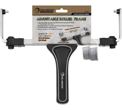 Бюгель, ручка для валика ROLLINGDOG Adjustable Roller Frame 300-450 мм., диаметр заглушек 38 мм. 2 шт. в комплекте, с резьбовым соединением, арт. 30089