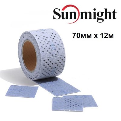 76610 SUNMIGHT Шлифовальный материал CERAMIC L712T в рулонах 70 мм * 7 см, 1 сегмент, P180.