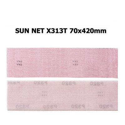 82310 SUNMIGHT Шлифовальная полоска SUN NET 70х420мм на липучке, Р180