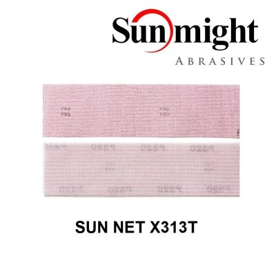 82514 SUNMIGHT Шлифовальная полоска SUN NET Х313Т 115х230мм на липучке, Р320
